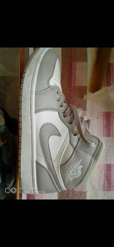 Nike Jordan 1 Mid Linen shoes 8.5 0