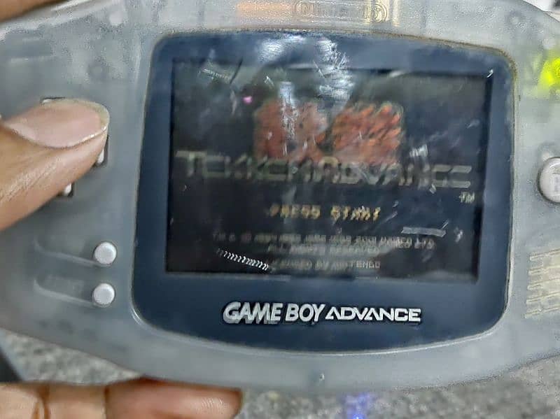 NINTENDO GAMEBOY ADVANCE AGB-001 WITH CART 6