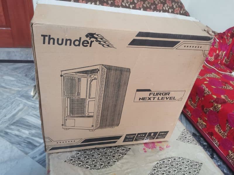 Thunder Furor Next Level TGC-225w ARGB ATX Case White – 3 ARGB Fans 4