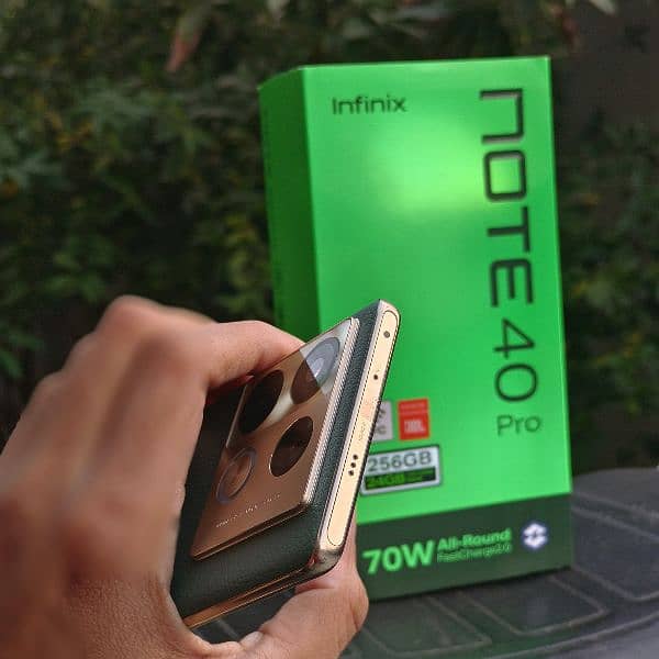 Infinix Note 40 Pro warranty 5 months box and charger 5