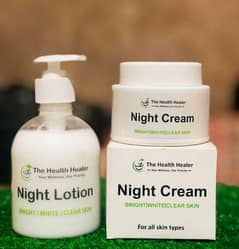 night cream and lotion