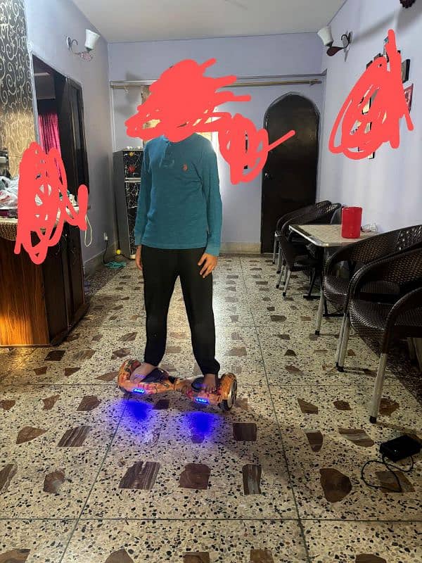 Hover board with Bluetooth speaker 0