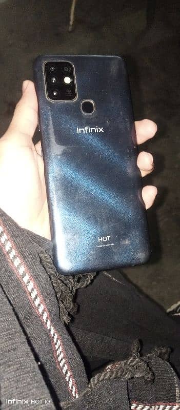 infinix hot 10 totally original With box and charger 5