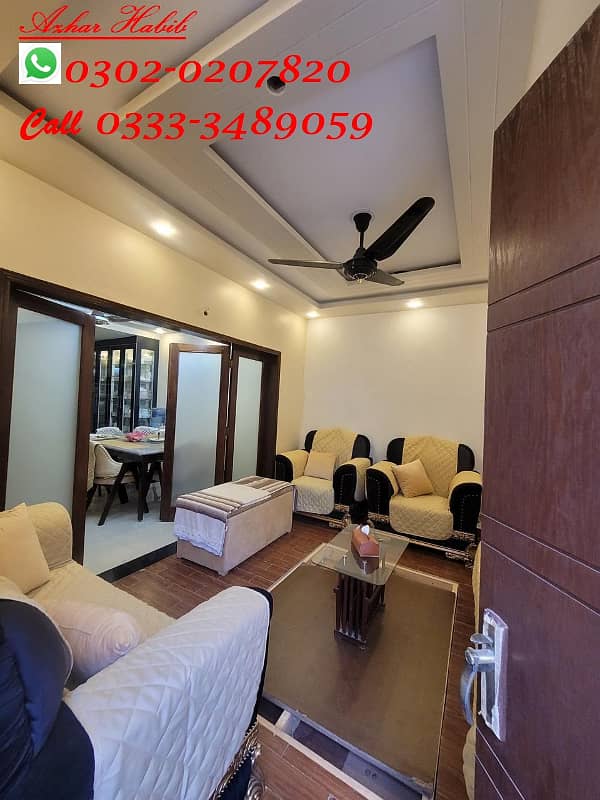 120 yard One Unit Extraordinary Furnished villa For Sale Saima Arabian Villas N. Karachi 4