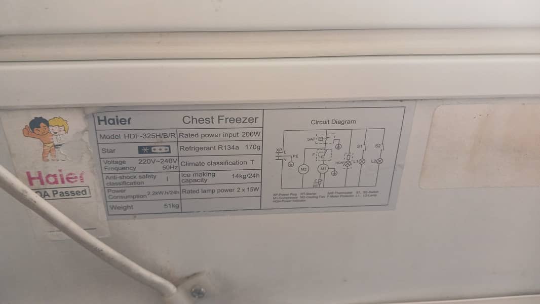 Haier freezer 5