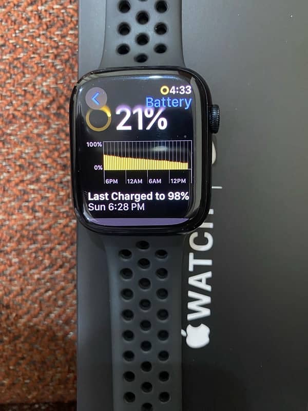 Apple Watch Series 7 Nike gps 6