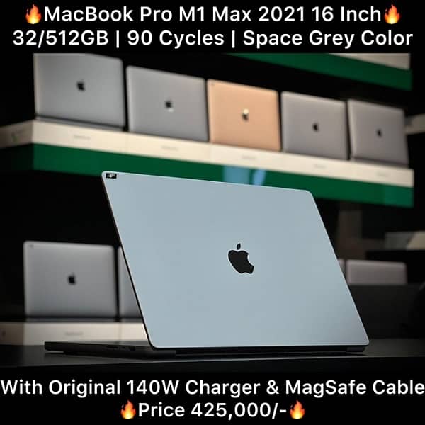 Macbook Pro M1 Max 16 inch 32GB 512GB 2021 2020 0