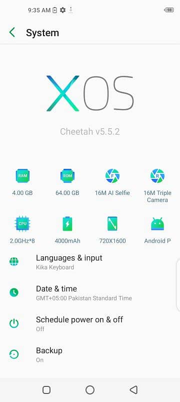 Infinix S5 lite 4gb/64gb 4