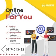 online jobs/full time/part time/simple typing jobs for boys and girls