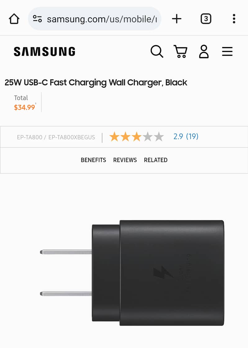 100% Original Samsung 25w Super Fast Charger PD 25Watt Adopter Type C 6