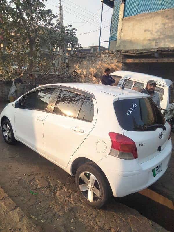 Toyota Vitz 2009 Model 2013 Registration White Colour 6