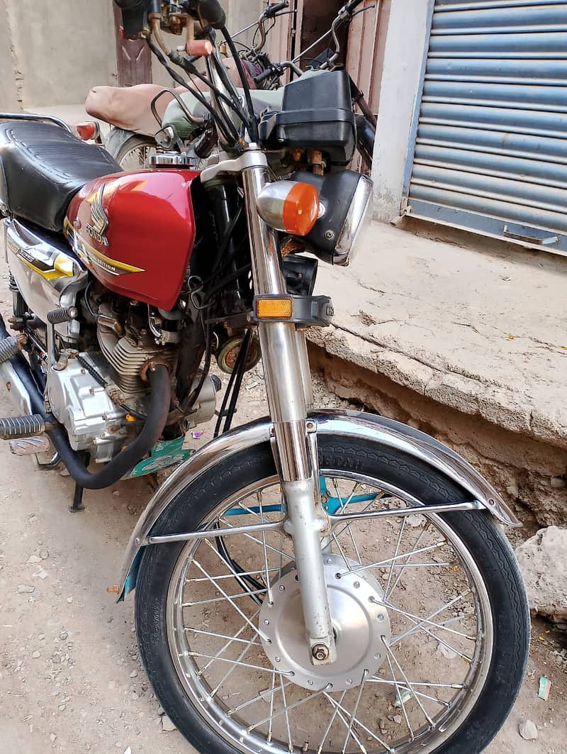 Honda CG 125 2021 special edition Karachi nmbr urgent sell 2