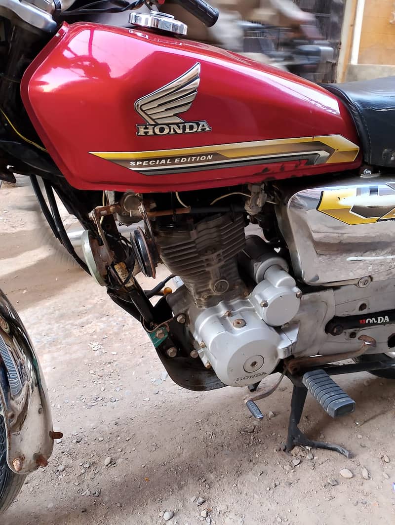 Honda CG 125 2021 special edition Karachi nmbr urgent sell 4