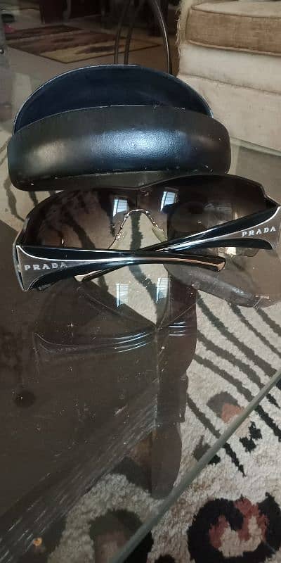 Prada Shield sunglasses brown SPR 041 0