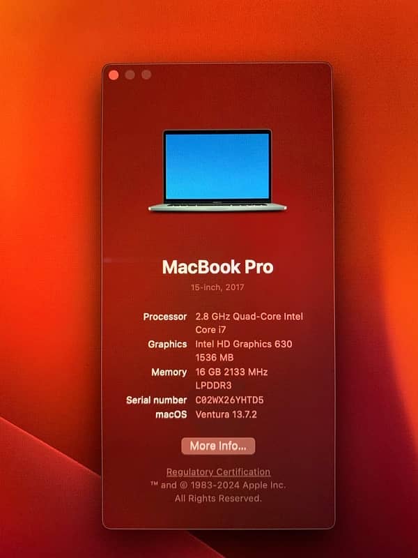 MacBook Pro 2017 3