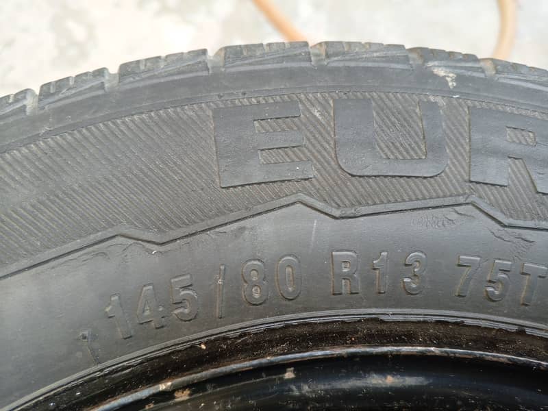 145/80/13/ tyres with Rims Alto wagon R 4