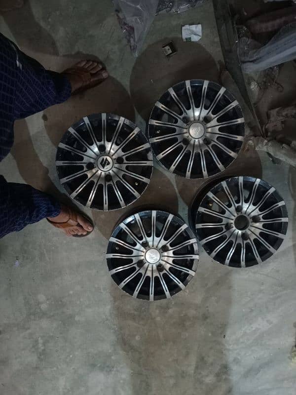 car Alloy Rims ( 13" ) condition 10/9 like new 2