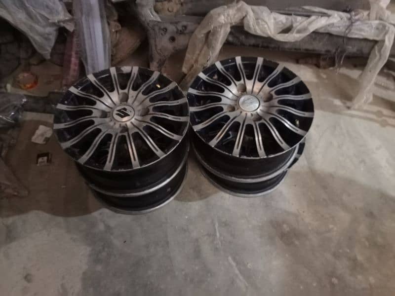 car Alloy Rims ( 13" ) condition 10/9 like new 3