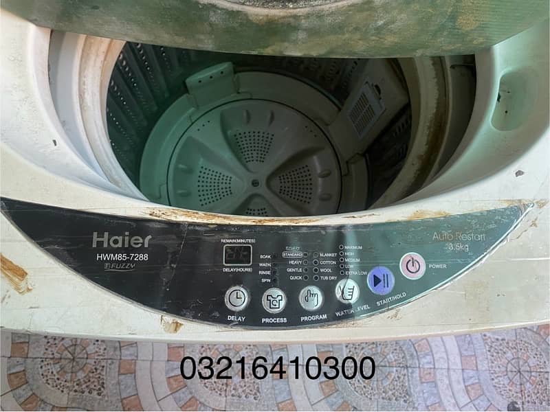 automatic haier washing machine 1