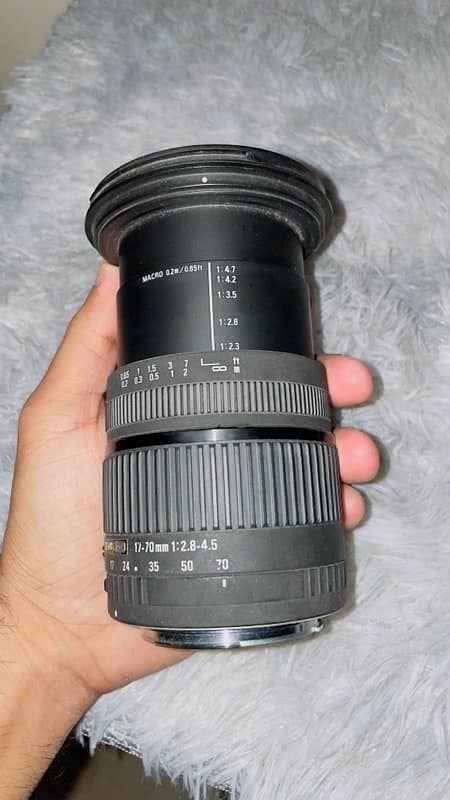 Sigma lense 17-70 6