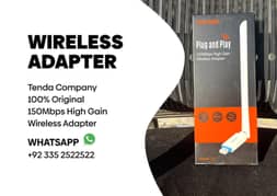 Tenda • WiFi Wireless Adapter with Antena • 150Mbps Speed