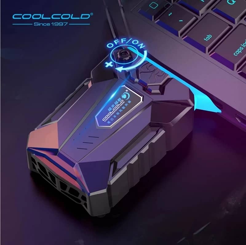 Limited Stock! CoolCold Portable Laptop Cooling Fan – USB Powered 3