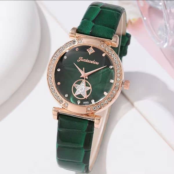 6 Pc's luxury women watch with gift box 6