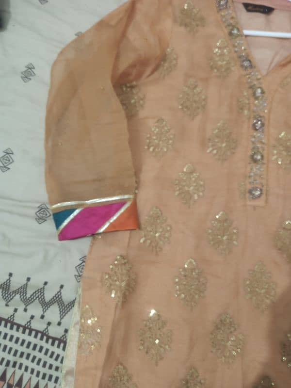 orange golden suit medium size 5