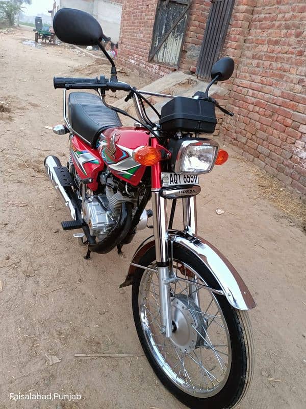 Honda CG 125 2023 mdl totally genioun O30/4/07/77/2/15/ 2