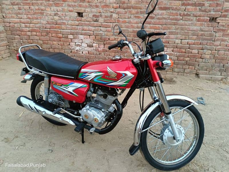 Honda CG 125 2023 mdl totally genioun O30/4/07/77/2/15/ 11