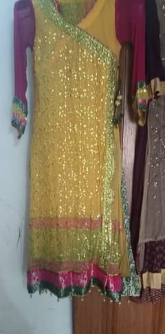 designer mehndi dress for sale