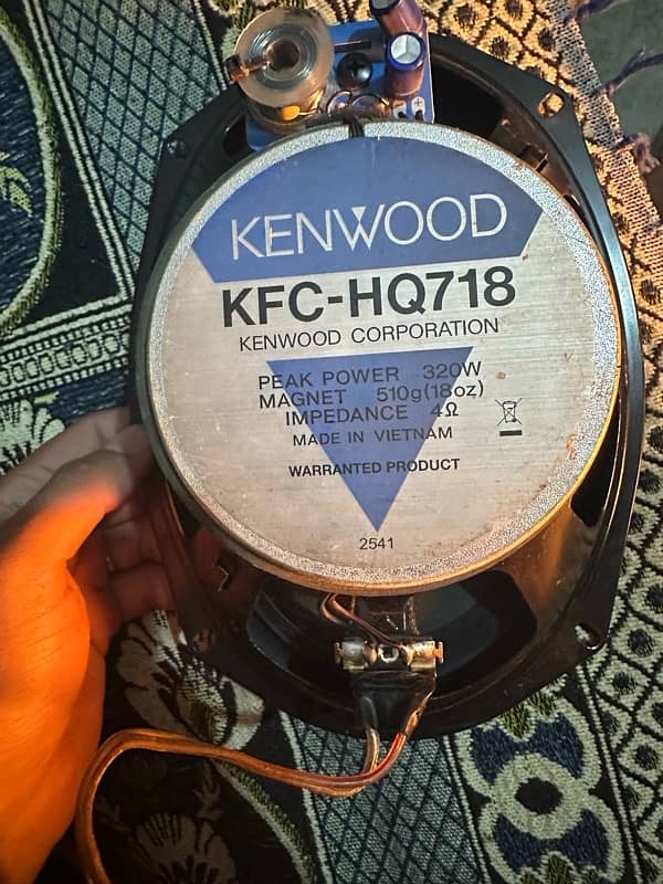 one pairs original kenwood kfc hq 718 3