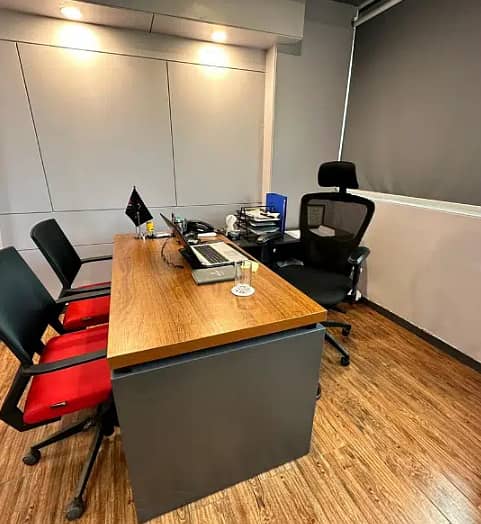 Chance Deal : 1000 Sqft Semi Furnished Office In Top Class Building Of Shahrah E Faisal At Low Rent. 0