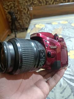 Nikon d5200 with 18/55mm Red product.