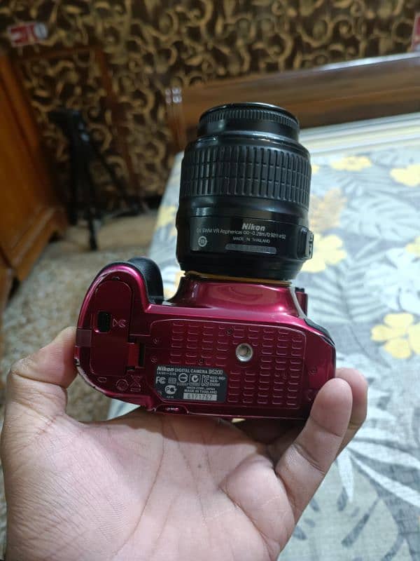 Nikon d5200 with 18/55mm Red product. 3