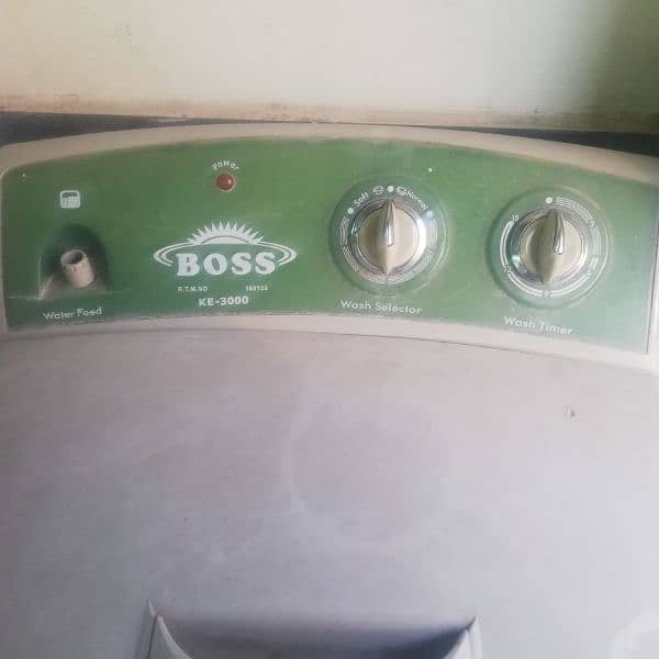 Boss washing machine model E-3000 0