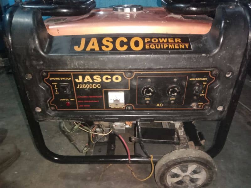 Jasco 3KVA generator 3