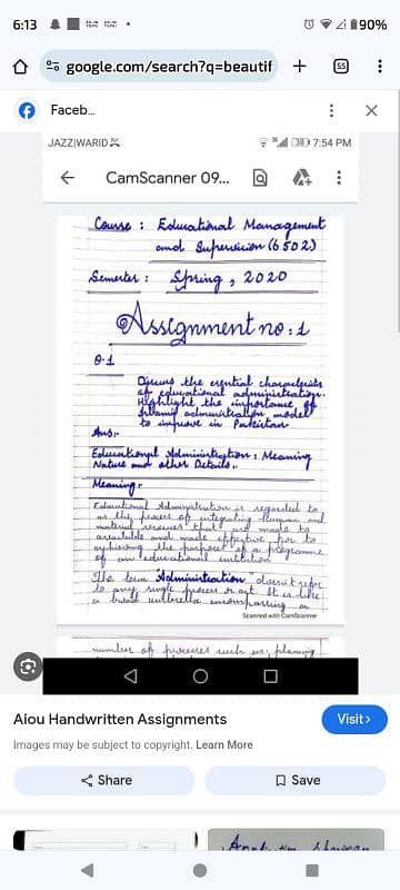 handwriting assignment work 0