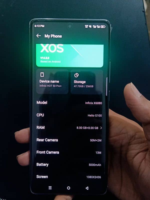 Infinix hot 50 pro plus contact me if interested 03333375959 5