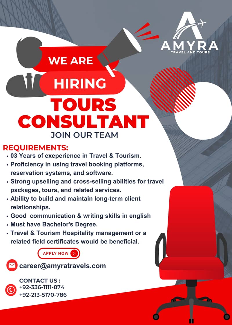 Tour Consultant (International) 0