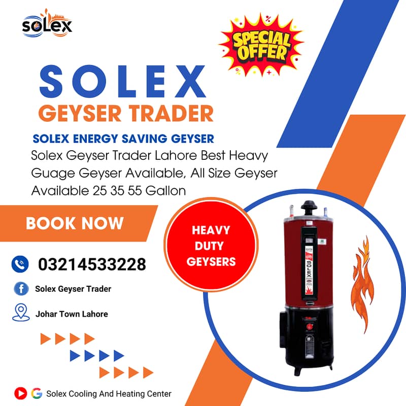 Solex Geyser New Sale/Heavy Guage Geyser/Energy Saving Geyser sale 0