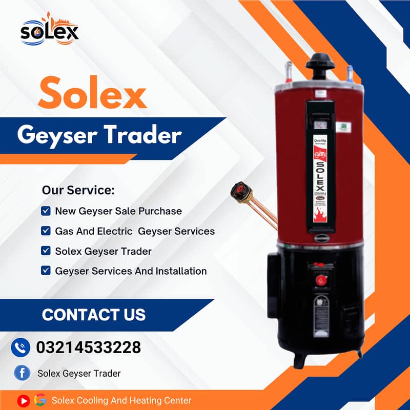 Solex Geyser New Sale/Heavy Guage Geyser/Energy Saving Geyser sale 2