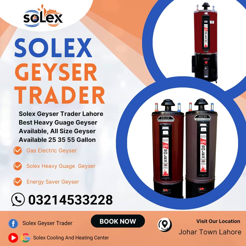 Solex Geyser New Sale/Heavy Guage Geyser/Energy Saving Geyser sale 3