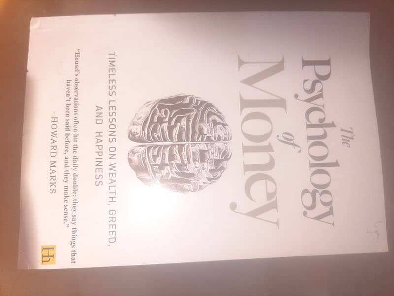 The Psychology of Money. By Howard Marks. Yellow printed. 0