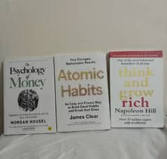 Set of 3 famous motivational books.