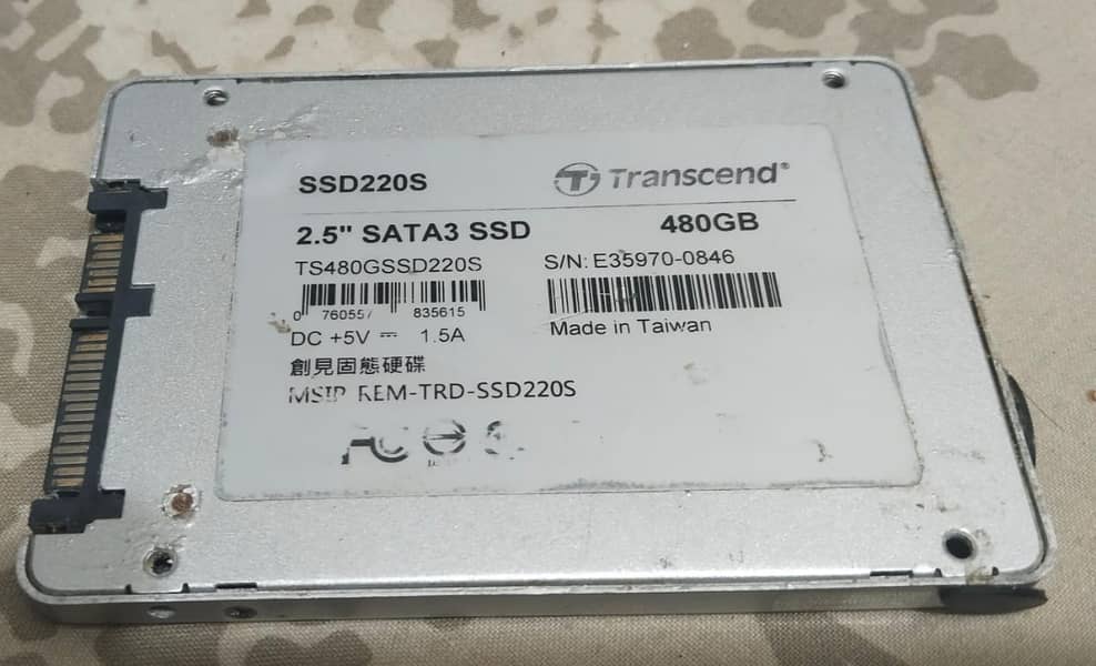 Transcend 480GB Solid State Drive 1