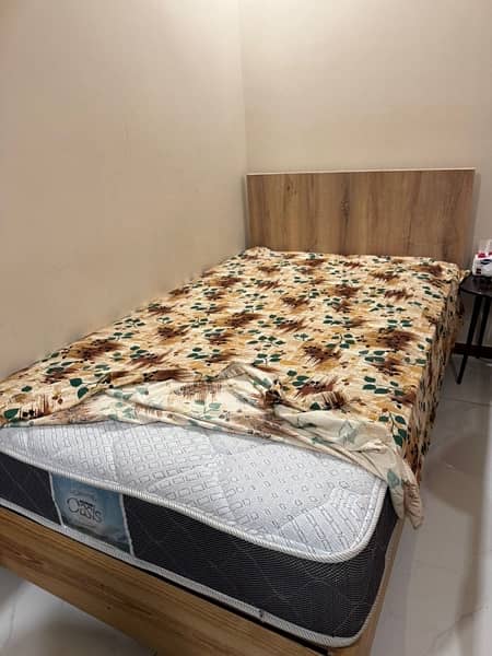 single wooden bed 2