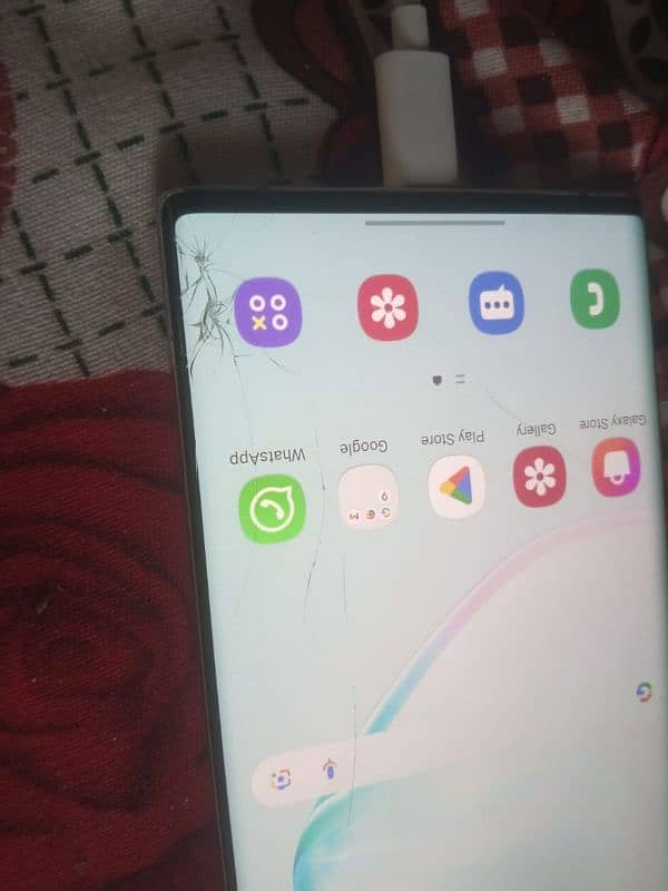 samsung galaxy note 10 plus 5g 12/256 dual sim condition seen in pic 1