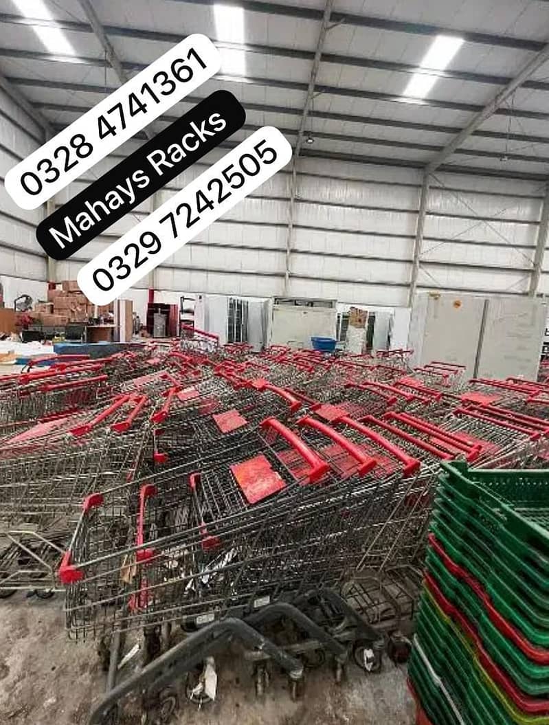 Wall Rack/ Gondola Rack/ Store Rack/ Shopping Trolley/ Cash counter 1