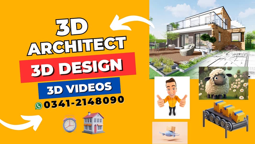 Architecture / 3D Design Services / 3D Animation Whiteboard 0